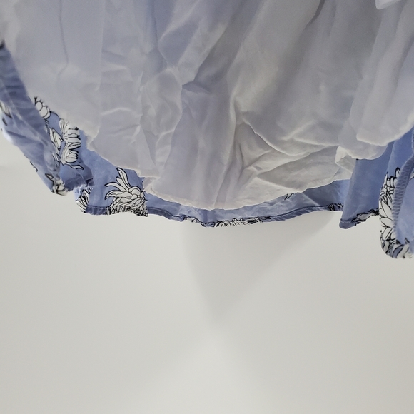 Tobi Sammi Multi Way Dress Blue Floral Printed Baby Doll Boho Halter - Picture 9 of 11